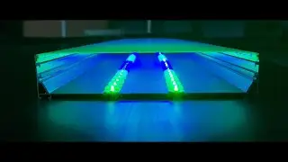 Office Linear Light 200&times;40mm with SPI Pixel RGB LED Strip | Installation & Lighting Demo
