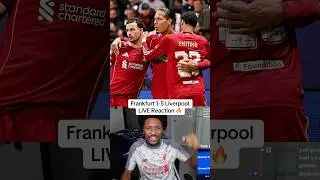 Frankfurt 1-5 Liverpool LIVE reaction 🔥 #liverpool #frankfurt #championsleague