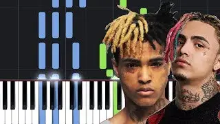 XXXTENTACION & Lil Pump ft. Maluma & Swae Lee - Arms Around You Piano Tutorial