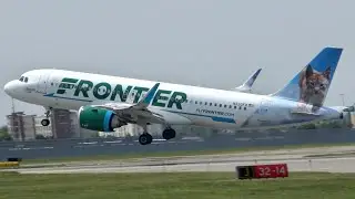 [4K] BEAUTIFUL Summer Afternoon Plane Spotting at Buffalo Niagara International Airport