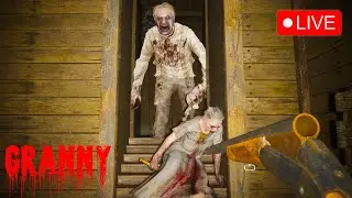 🔴 LIVE :[ Silent night horror | Granny Escape Together 🥶