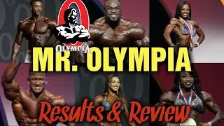 2019 Mr. Olympia - Open, 212, Figure, Men's and Women's Physique, Bikini.  Review and Results