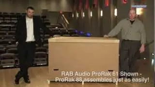 RAB Audio ProRak 88 Studio Desk Assembly Demo - Sweetwater Sound