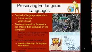 Why do people preserve local language