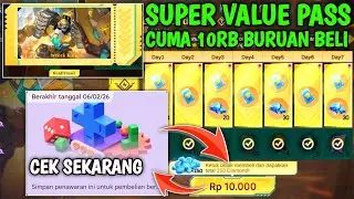 CARA BELI SUPER VALUE PASS CUMA 10RB DAPAT 150 DIAMOND, SKIN EPIC JOHNSON WRECK KING LIMITED GRATIS