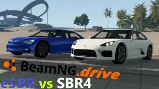 Beamng drive: Hirochi sbr4 vs Hirochi esbr 300 - Кто быстрее?