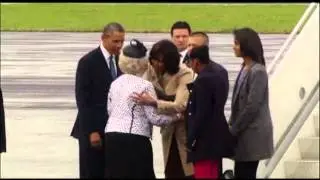Raw: Obama in Northern Ireland for G-8 Summit