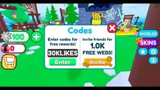 ВСЕ СЕКРЕТНЫЕ КОДЫ НА ПРОКАЧКУ В Be a Spider! Tycoon
