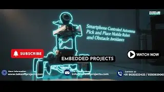 Автономный робот для захвата и перемещения объектов, управляемый со смартфона, с функцией обхода ...