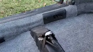 VW beetle custom carpet DYI and rear seat speakers