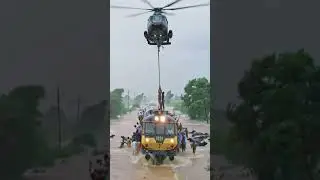 helicopter rescues Peoples trapped in the flood , #rescueme #myrescue #rescue #huminity