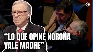 Joaquín se da grasa con Noroña tras renuncia de Adán Augusto a coordinación en el Senado
