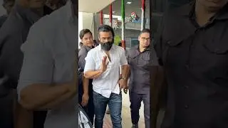 #saidharamtej visuals at #chiranjeevi blood bank