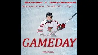 ISU D1 Hockey VS University of Illinois. Saturday October 18th, 6:10 pm