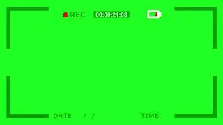camera green screen effect || cctv camera recording green screen || recording green screen