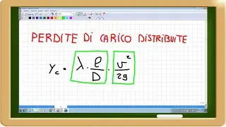 perdite di carico distribuite con esempi