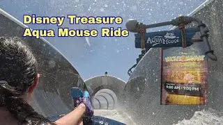 AquaMouse Ride POV | Disney Treasure&rsquo;s Splashy Onboard Coaster!