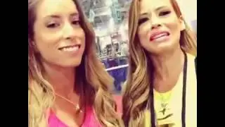 con Ana Delia, en Arnold Ohio USA. Una bella latina, en nuestro team PROMERA SPORTS