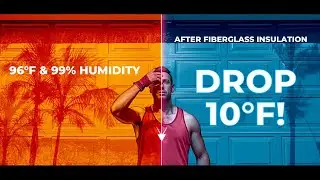 Beating the Florida Heat! 🥵 Installing Pink Panther Garage Door Insulation Kit | DIY Home Depot Kit