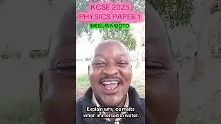 экзаменационная работа по физике KCSE 2025 № 1