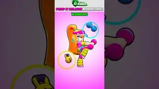 Pump it Melodie W & L Animations 💀 #brawlstars #brawlstarsshorts #pumpitmelodieskin #brawltalk