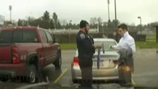 Cop Ties Necktie for Speeding College Student