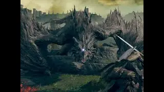 Elden Ring NG+7 - Dragon de picpo escarpado - Gran hacha de duelista