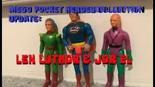MEGO POCKET HEROES Lex Luthor & Jor El - Mike's vintage toys #129