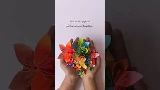 ✨ #paperart #art #paperartist #origamiartist #origami #shortyscraftstudio #paperflowers #papercraft