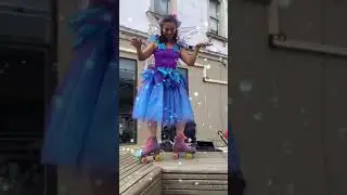 Watch BELLE Melbourne themed roller skate performance for kids | Hire from www.artist-bookings.com