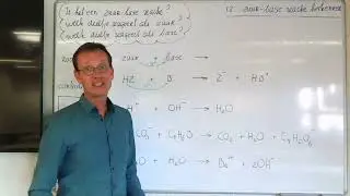 Zuur base reactie herkennen havo scheikunde