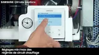 SAMSUNG EHS Bibloc R&eacute;glage seuils temp&eacute;rature d&rsquo;eau et de confort