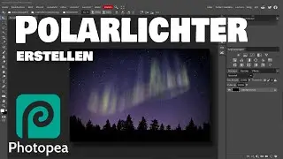 Photopea - Polarlichter erstellen
