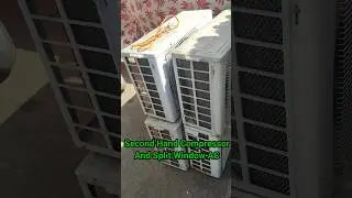 Second Hand Compressor And Split Window AC Cheapest Rate Original  #windowac #secondhand #compressor
