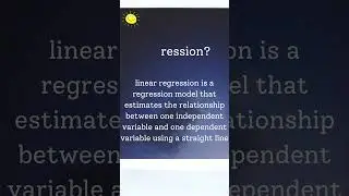 what is linear regression with example #python #machinelearning #artificialintelligence #ml