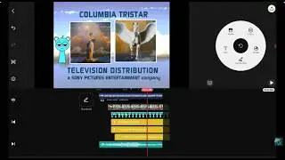 Ремейк логотипа Columbia TriStar Television Distribution 1996 года в Kinemaster, скоростное прохо...