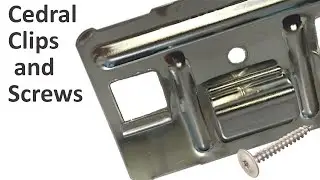 Clips and Screws Set for 12mm Marley Cedral Click | Stainless Steel