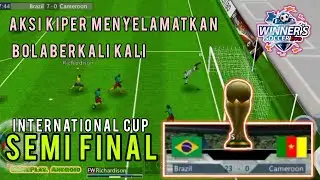 Goalkeeper Action Saves The Ball Multiple Times, Semi Final ~ Winner Soccer Evolution // Gameplay