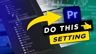 Just Do This Little Thing Before Starting Editing | Premiere Pro #4