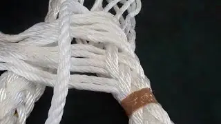 12 strand eye splice of Mooring rope