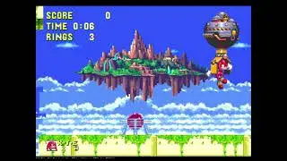 Sonic 3 & Knuckles Speedrun - Sky Sanctuary Zone as Knuckles (1:16)