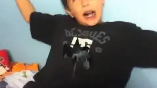 Alien comes out of kid's chest!