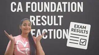 My CA FOUNDATION Result Reaction! Pass OR Fail!? Sept 25