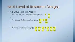 Group Research Designs
