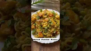 Day 13 of Maggi recipes | Matar Paneer Maggi #shortsfeed #youtubeshorts