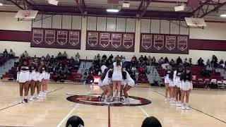 Edison Viking cheerleaders 2020