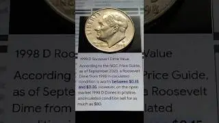 1998 D Roosevelt Dime #shorts