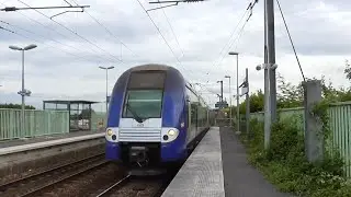 Z26500 TER Picardie : Passage sans arr&ecirc;t &agrave; la gare de Bouff&eacute;mont Moisselles