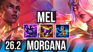 MEL vs MORGANA (MID) | Good KDA: 14/1/6 | EUNE Challenger | 26.2