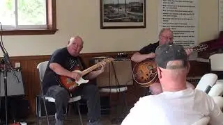 Paul Moseley and Larry Stone at the June 3rd Home of the Legends jam session in Drakesboro, Ky.